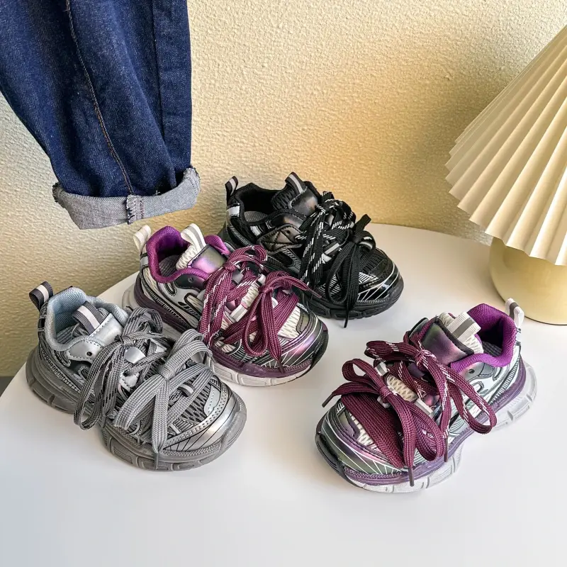 2025 Children Casual Shoes for Girls Boys Summer New Fashion Korean Style Soft Anti-slippery Versatile Chic Shccol Sports Shoe