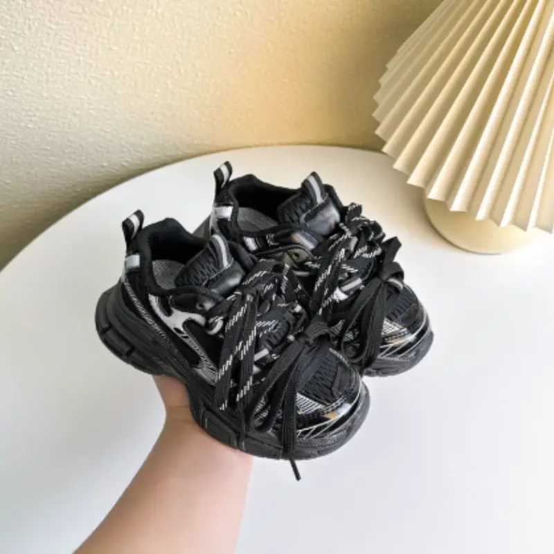 2025 Children Casual Shoes for Girls Boys Summer New Fashion Korean Style Soft Anti-slippery Versatile Chic Shccol Sports Shoe