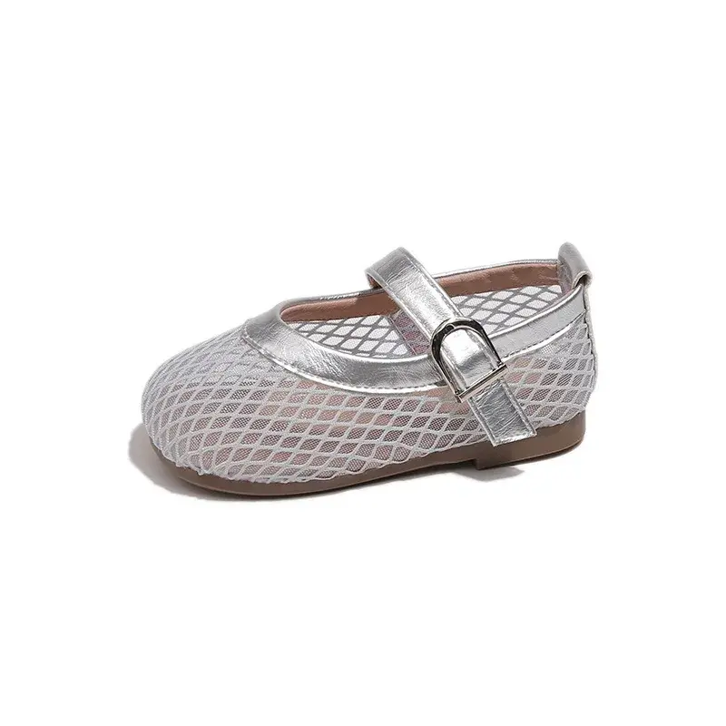 2025 Children Fashion Sandals for Girls Summer New Fashion Korean Style Soft Bottom Anti-slippery Versatile Cut-outs Beach Shoes