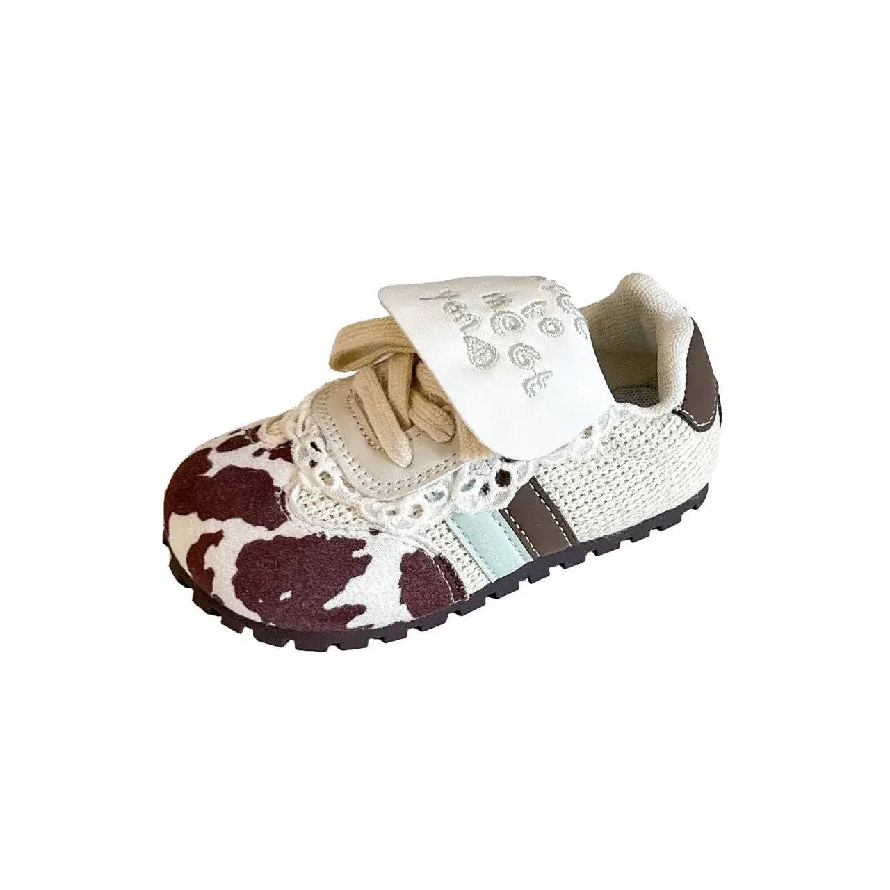 Kids Sports Shoes Round Toes Candy Color 2025 Spring Autumn Girls Casual Shoes Non-slip Soft Sole Children Flats Mesh Breathable