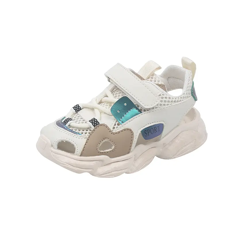 Kids Sports Sandals Fashion Classic 2025 Summer Boys Girls Beach Shoes Cut-outs Air Mesh Breathable Hollow Casual Fashion Sandal