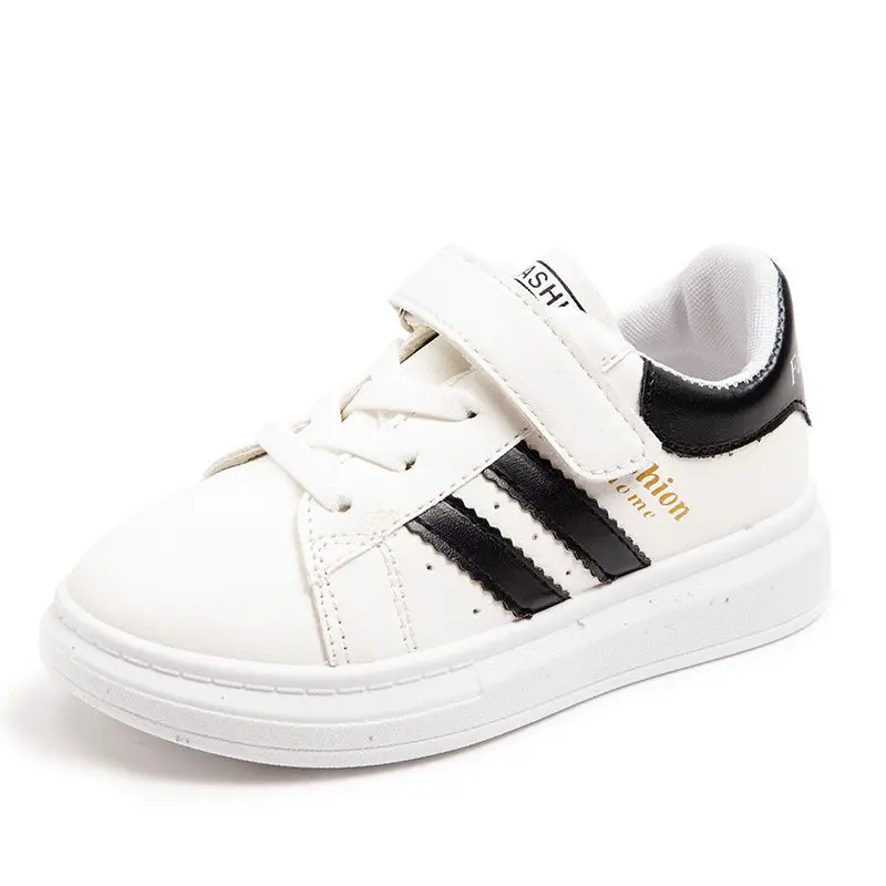 Children's Sports Shoes Non-slip New Tennis Shoes for Girls Fashion Boys Versatile Kids Causal School Running Sneakers Hook Loop