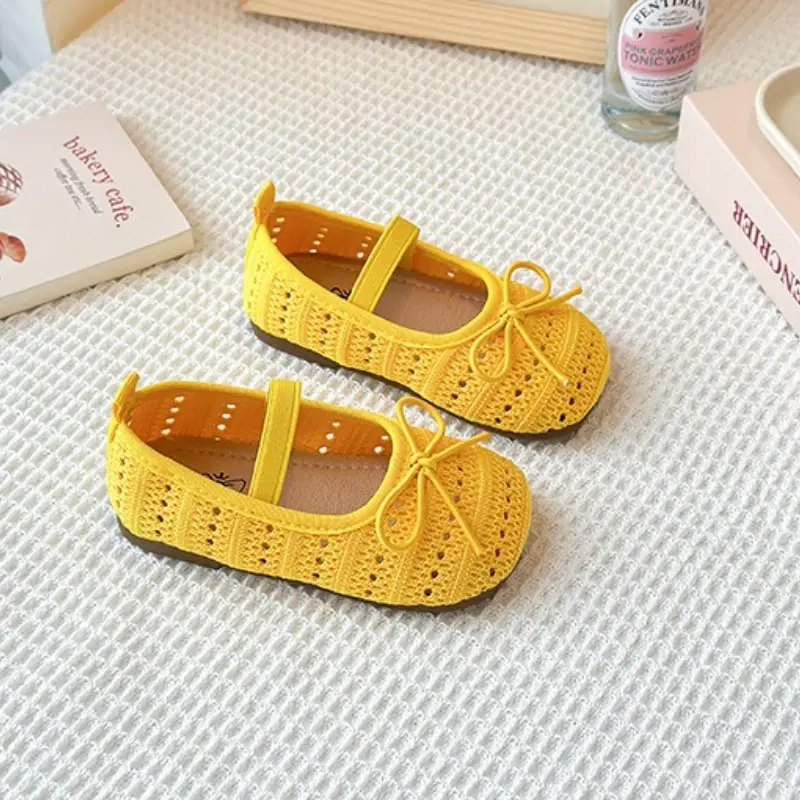2025 Children Casual Sandals for Girl Summer New Fashion Korean Style Soft Sole Non-slip Versatile Cut-outs Princess Beach Shoes