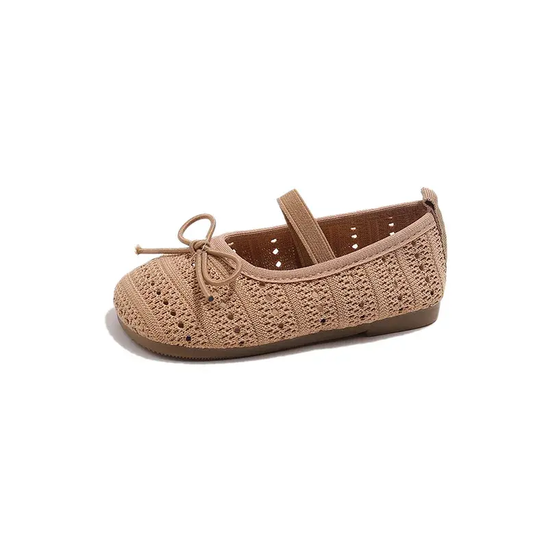 2025 Children Casual Sandals for Girl Summer New Fashion Korean Style Soft Sole Non-slip Versatile Cut-outs Princess Beach Shoes