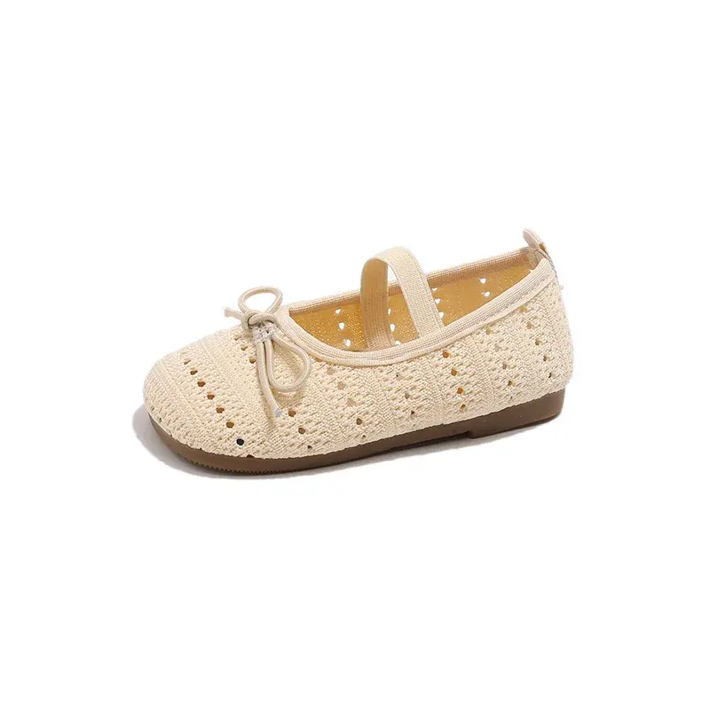 2025 Children Casual Sandals for Girl Summer New Fashion Korean Style Soft Sole Non-slip Versatile Cut-outs Princess Beach Shoes