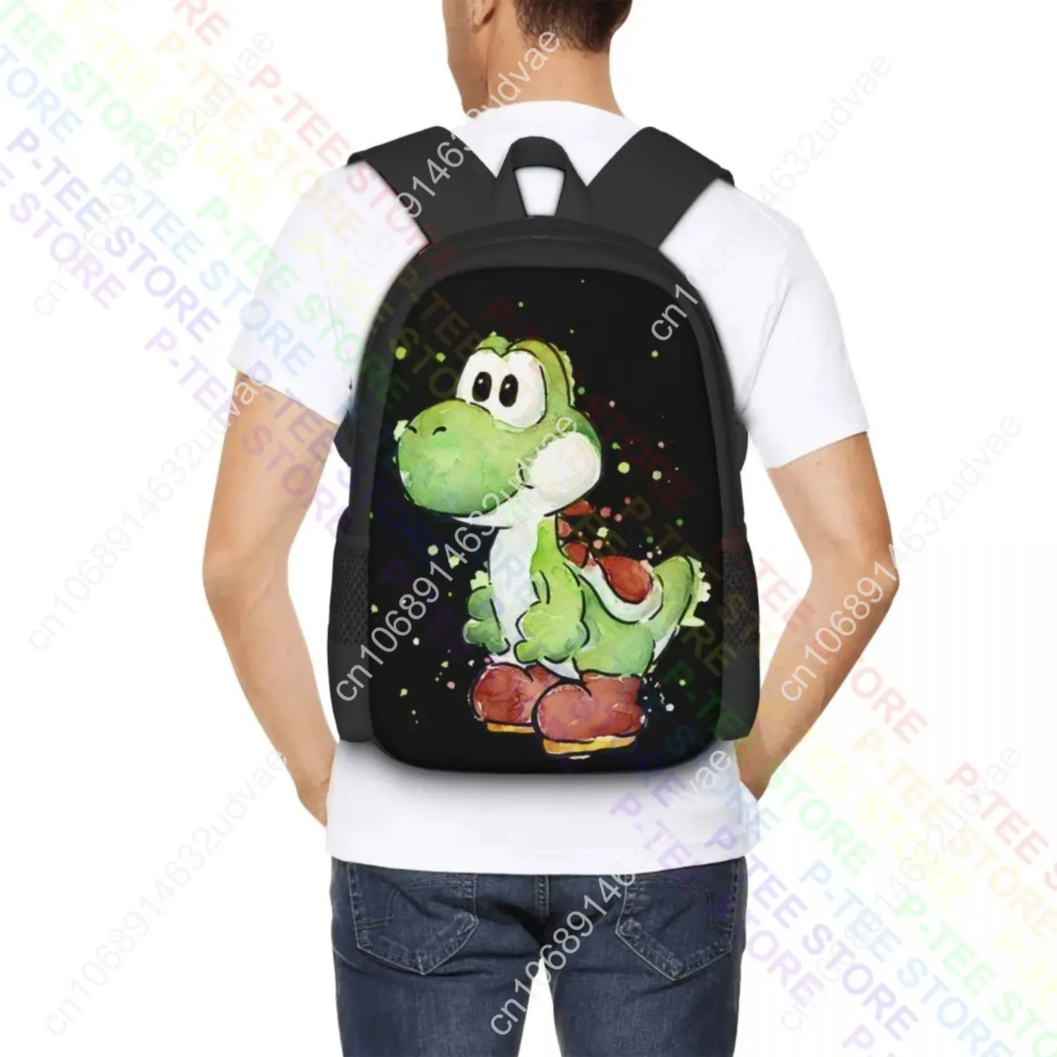 Yoshi WatercolorBackpack Bolsas de mochila de gran capacidad para viajes