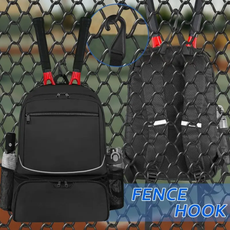 New Fashionable Casual Sports Tennis Bag Tennis Backpack for Men and Women with Insulated Pocket Large Capacity Badminton Bag