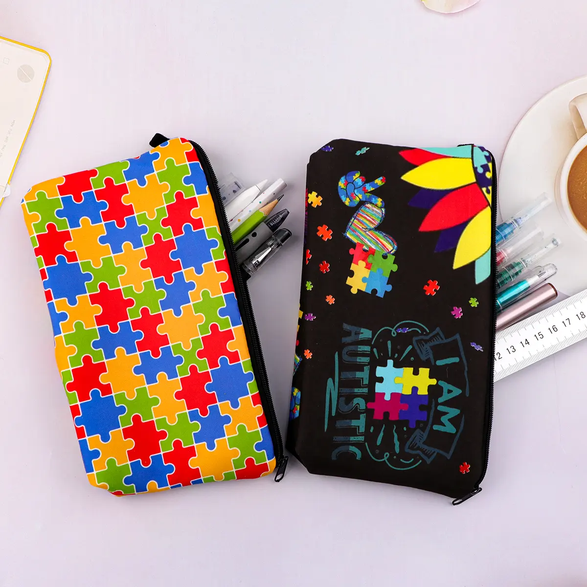 Medical Nurse Doctor Cosmetic Bags Portable for Women Mental Health Travel Storage Bag Lipstick Cosmetics Bags Organizer Case