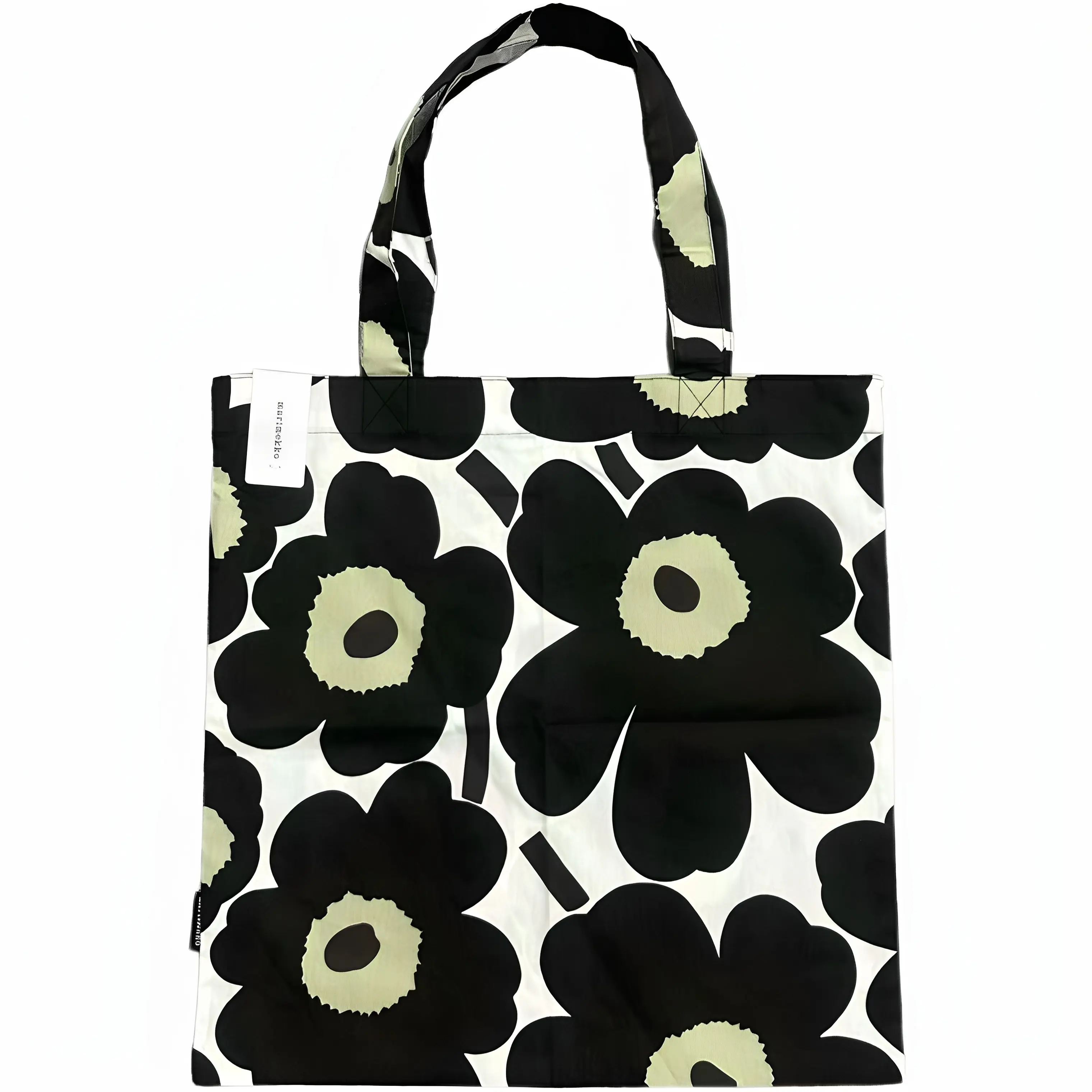Niche Flower Letter Environmentally Friendly Shopping Bag Large Capacity Shoulder Canvas Bag Travel Mother Bag Foldable Bag