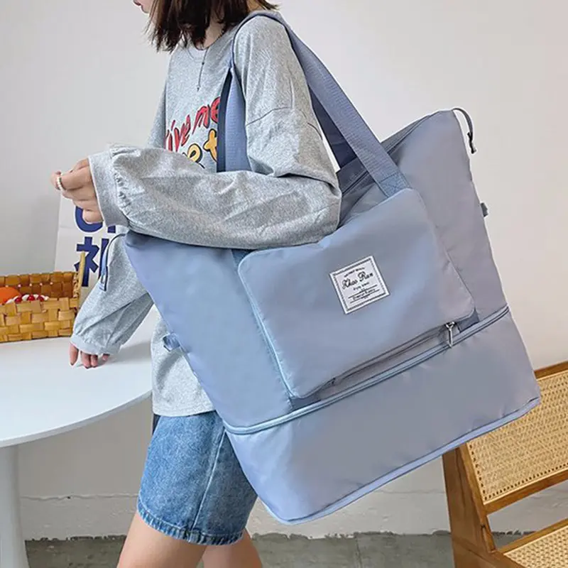 Travel Bags Clothes Storage Bag Large Capacity Nylon Cloth Waterproof Portable Handbag Crossbody Travel Shoulder Bags Unisex New