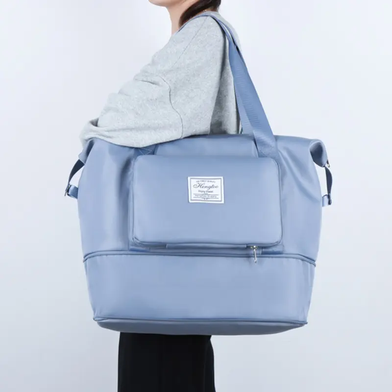 Travel Bags Clothes Storage Bag Large Capacity Nylon Cloth Waterproof Portable Handbag Crossbody Travel Shoulder Bags Unisex New