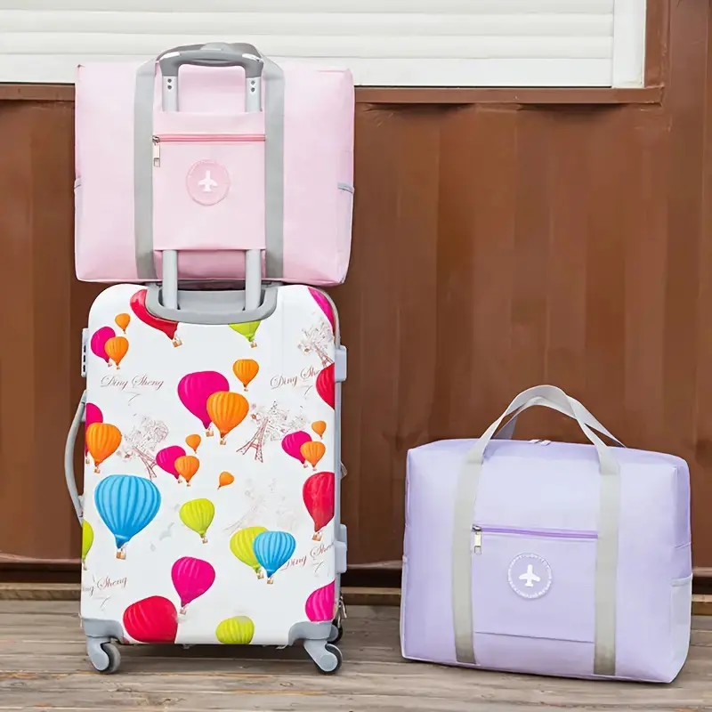 Outdoor Travel Large Capacity Storage Bag Travel Bag Clothing Storage Bag, Portable Folding Luggage Bag Airplane Bag ﻿