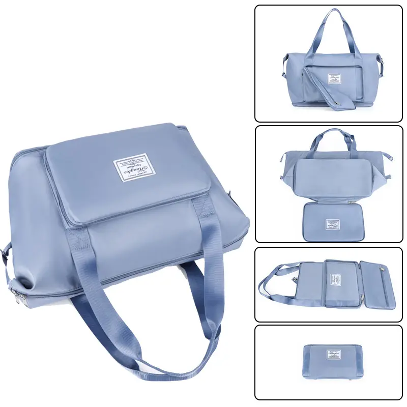 Travel Bags Clothes Storage Bag Large Capacity Nylon Cloth Waterproof Portable Handbag Crossbody Travel Shoulder Bags Unisex New