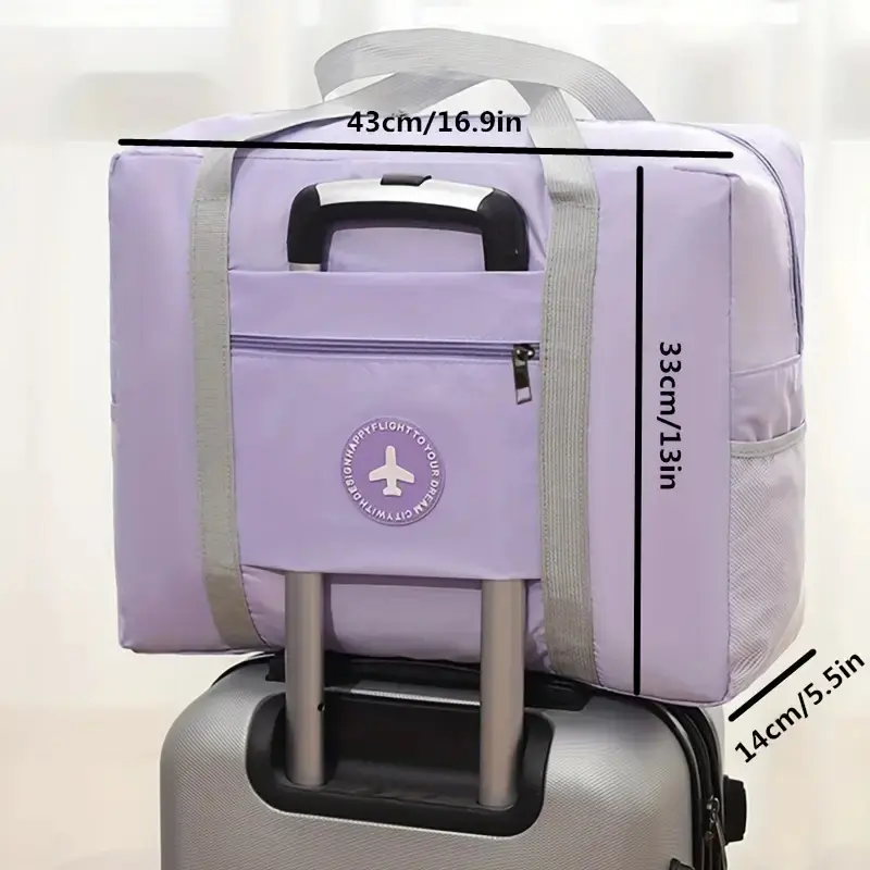 Outdoor Travel Large Capacity Storage Bag Travel Bag Clothing Storage Bag, Portable Folding Luggage Bag Airplane Bag ﻿