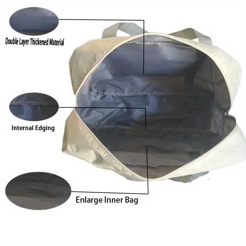 Outdoor Travel Large Capacity Storage Bag Travel Bag Clothing Storage Bag, Portable Folding Luggage Bag Airplane Bag ﻿
