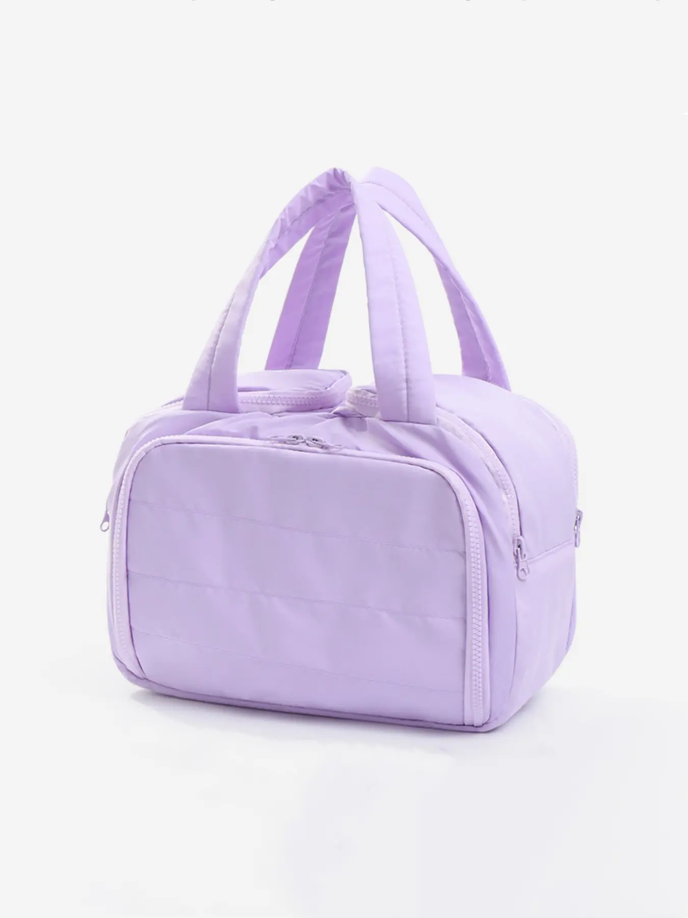 1 Piece Multi-Open Quilted Simple and Fashionable Pure Color Satchel Travel Toiletry Bag, Multi-Functional Large Capacity, Lightweight, Soft and Anti-Fouling Large Opening Universal Toiletry Bag for Men and Women with Dry and Wet Separation Function, Suitable for Daily Travel and Vacation, Work and Business Trip, Students Living in School, Packaging and Organization Cosmetic Bags, Toiletries, Toothbrush and Toothpaste Wet Towels and Other Items