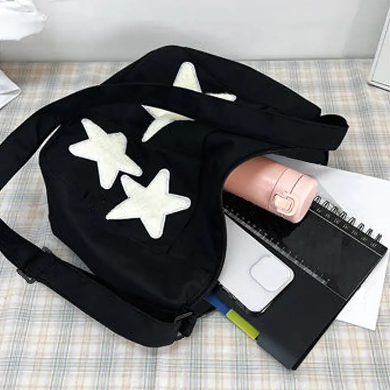 Men's and women's single-shoulder bags, commuting bags, simple and niche cross-body bags, canvas bags, Bandolera bags