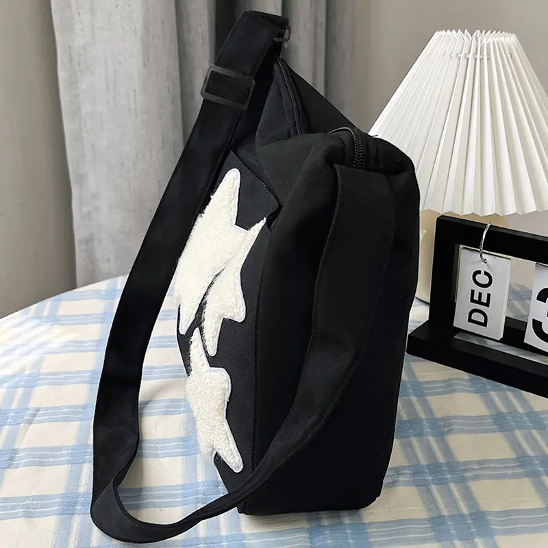 Men's and women's single-shoulder bags, commuting bags, simple and niche cross-body bags, canvas bags, Bandolera bags