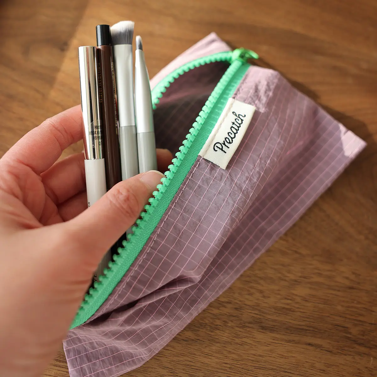 Multifunctional Lightweight Pouch For Eyebrow Pencil,Stationery,Jewelry,Documents And Small Change,Macaron Color,For Women