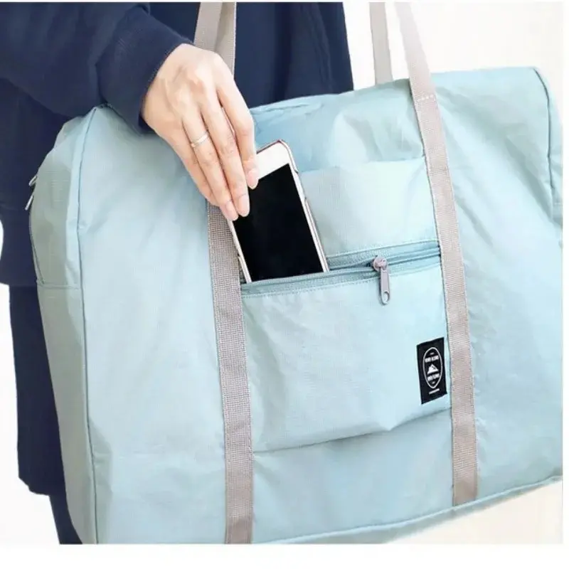 Foldable Travel Duffel Bag for Women and Girls Lightweight Large Capacity Carry on Sports Weekend Trip Gym Bag Carry on Luggage