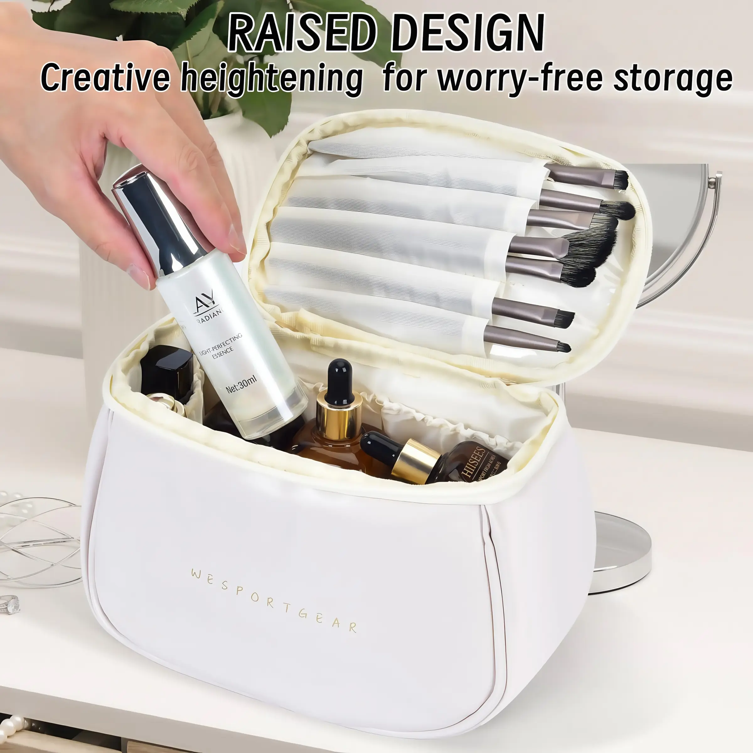 Travel Waterproof Toiletry Bag Portable Cosmetics Bag Large Capacity Multifunctional Storage Essential for Family Travel