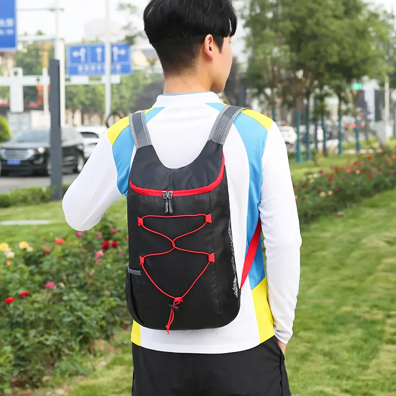 1Pcs Outdoor folding backpack,ultra-light portable travel bag with adjustable shoulder straps,suitable for commuting and cycling