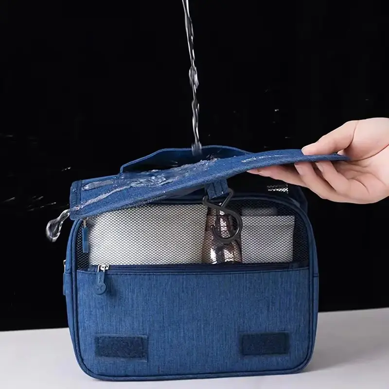 Large Capacity Washing Supplies Storage Bag Multifunction Travel Storage Handbag Portable Makeup Bag Waterproof Hanging Bags