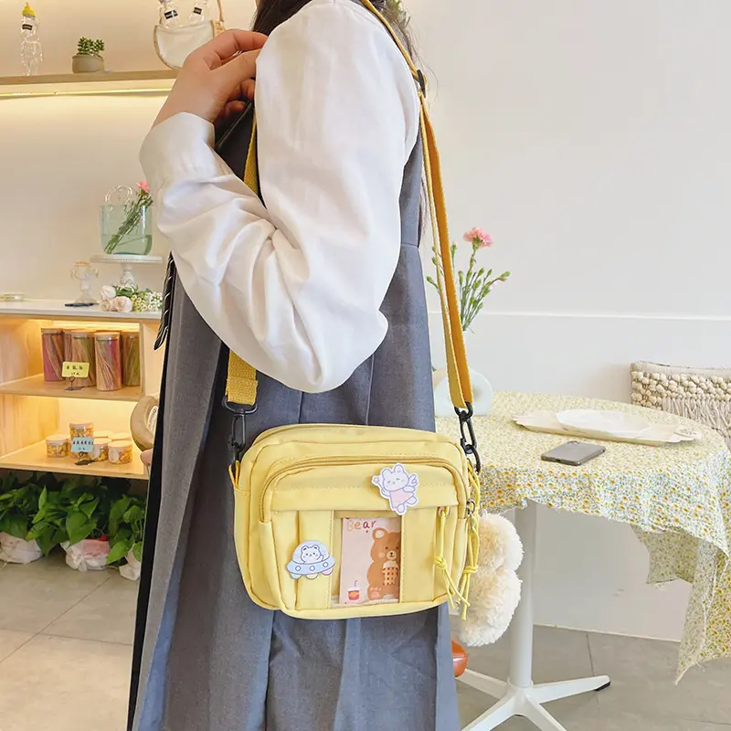 2025 New Kawaii Bag Girls JK Transparent Bag Small Crossbody Bag For Women Purses and Handbags Shoulder Bag Itabag Bolso
