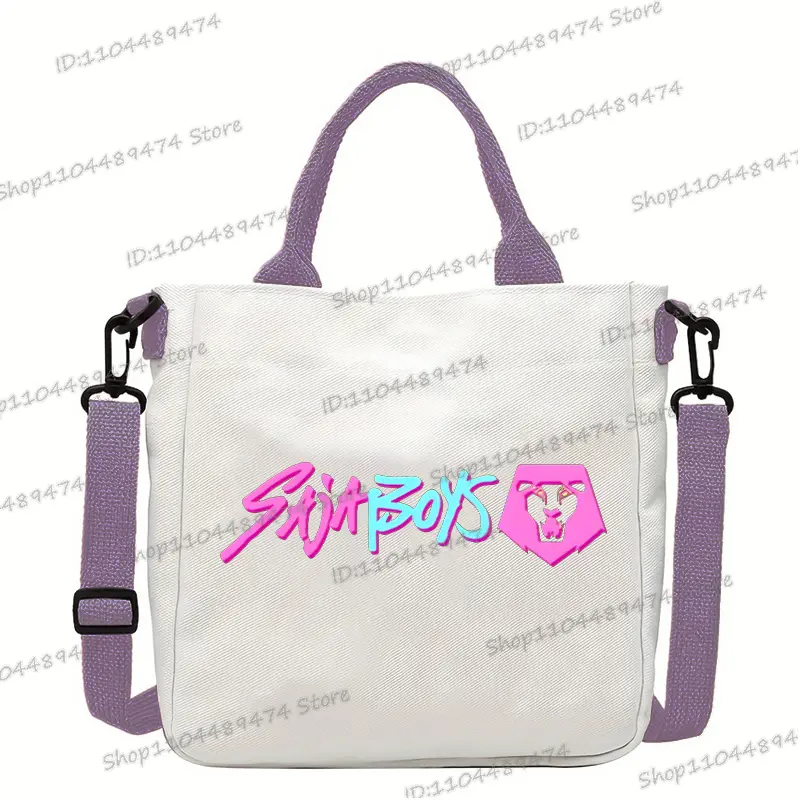 New Anime Women Men Crossbody Bags KPop Demon Hunters Cartoon Tiger Shoulder Handbags for Teen Korean Style Messenger Bags