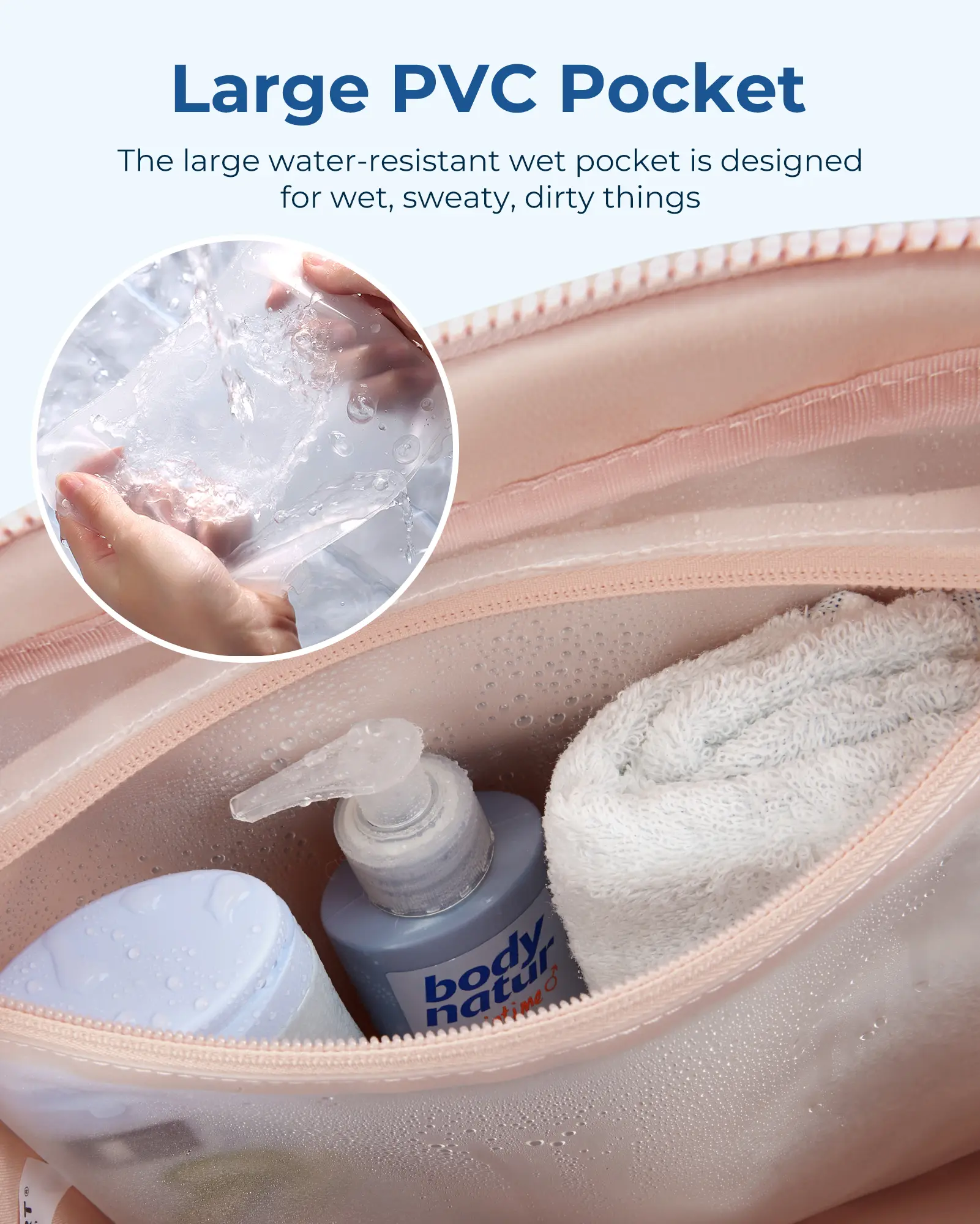 BAGSMART Travel Duffel Bag Gym Bag for Women with Wet Pocket Carry on Weekender Shoulder Boston bag Waterproof Beach bags