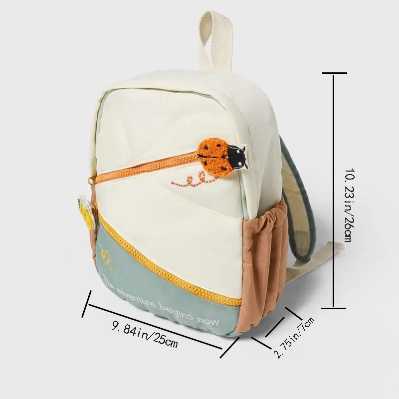 New Lightweight Children's Backpack Animal Printed Schoolbag Decorations Cute Daily Color Blocking Backpack Unisex Travel