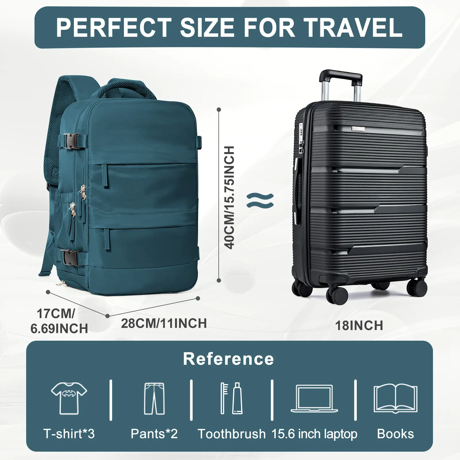 Ryanair 40x20x25 Women Men Hand Luggage Backpack Business Laptop Bag College Travel Backpack Waterproof Carry on Cabin Backpack