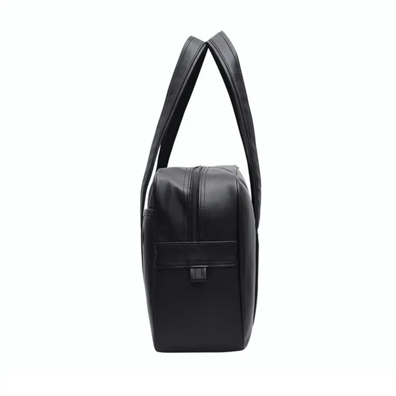 Student JK Handbag Waterproof PU Leather Single Shoulder Uniform Bag for Men And Women Official Document Commuter Backpack
