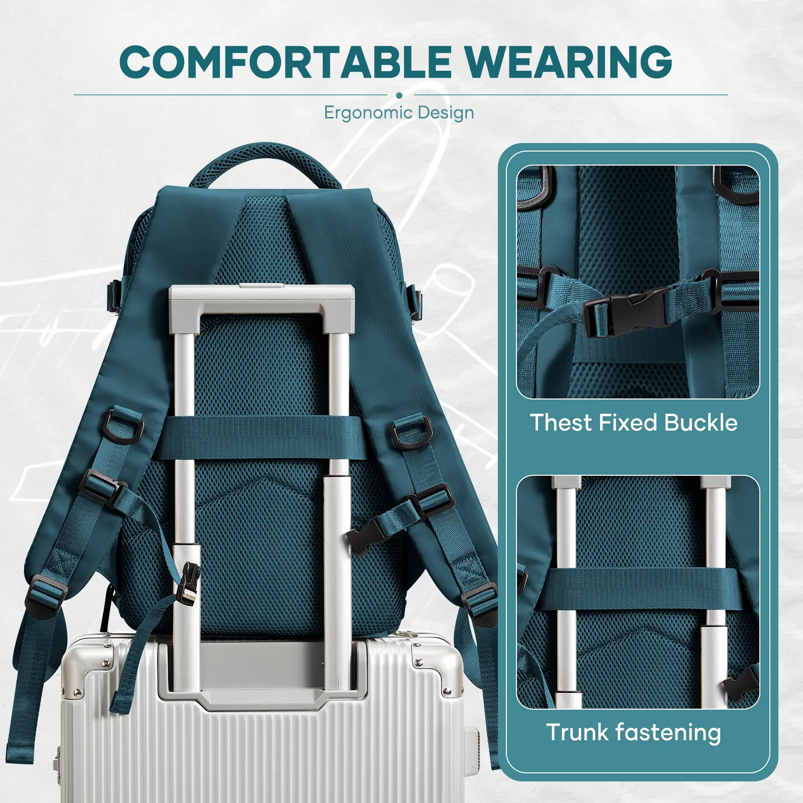 Carry ons Notebook Backpack Ryanair 40x20x25 Bags School Bag Bussiness Travel Backpack for Men Women Luggage Cabin 40x30x20 Bag