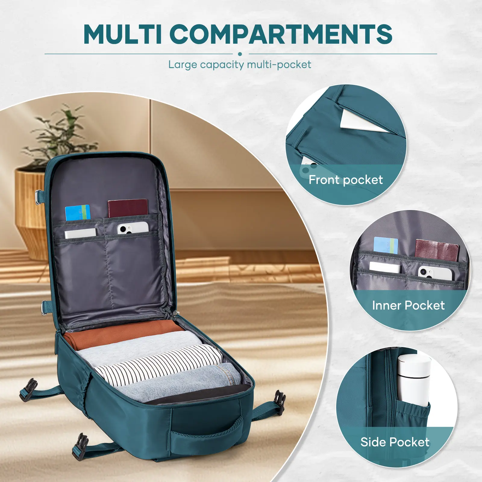 Carry ons Notebook Backpack Ryanair 40x20x25 Bags School Bag Bussiness Travel Backpack for Men Women Luggage Cabin 40x30x20 Bag