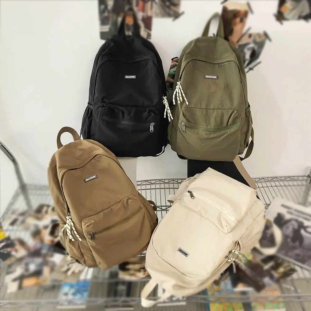 2025 New Foldable Backpack for Women, Large Capacity Backpack, Simple Korean Version Computer Backpack