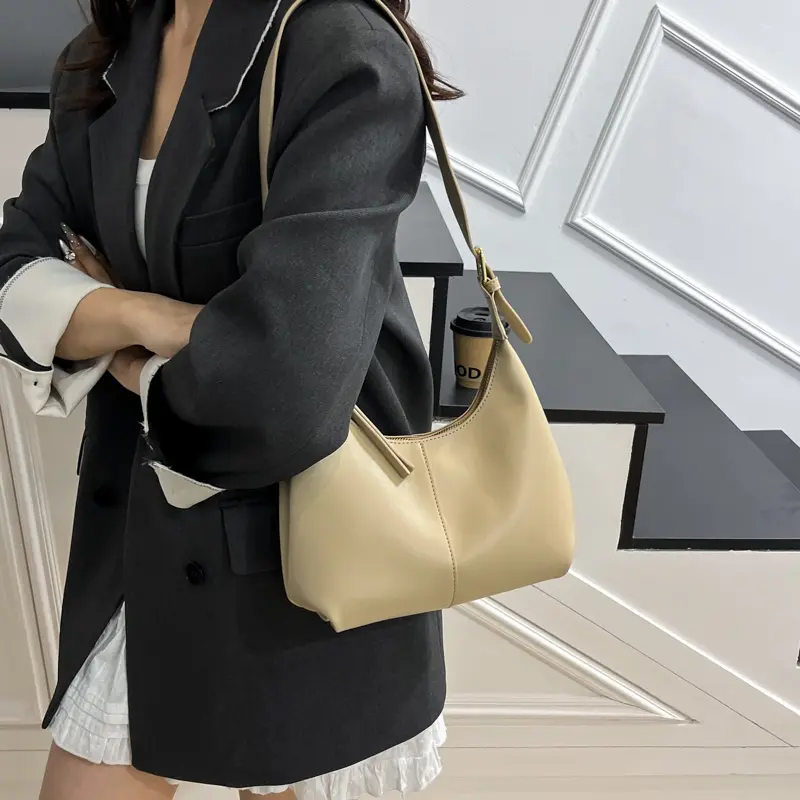 LEFTSIDE Small PU Leather Crossbody Bags for Women 2025 New Trend Retro Underarm Shoulder Bag Ladies Retro Handbags and Purses