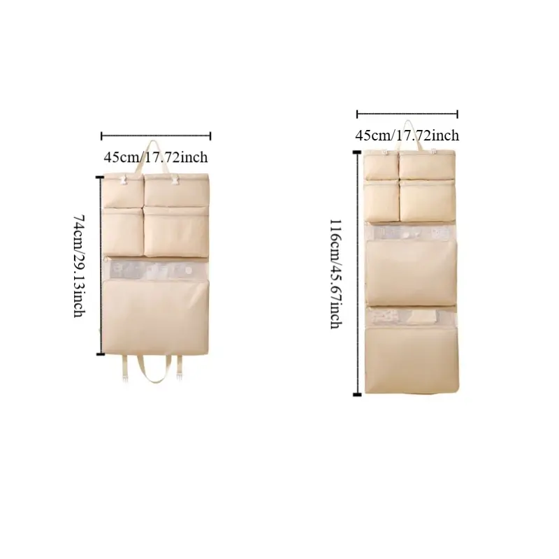 6 in 1/8 in 1 Travel Luggage Bag Hanging Large Capacity Luggage Storage Bag Multi Pockets Moisture-proof Trip Handbag