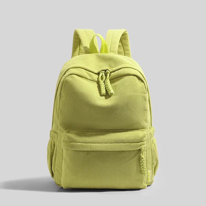 Personalized Backpack 2025 Soft Schoolbag shoulder straps Large Capacity Custom Unique Name Embroidered Corduroy Special Design