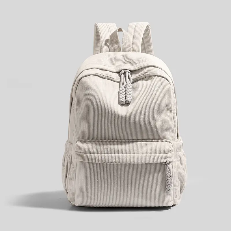 Personalized Backpack 2025 Soft Schoolbag shoulder straps Large Capacity Custom Unique Name Embroidered Corduroy Special Design