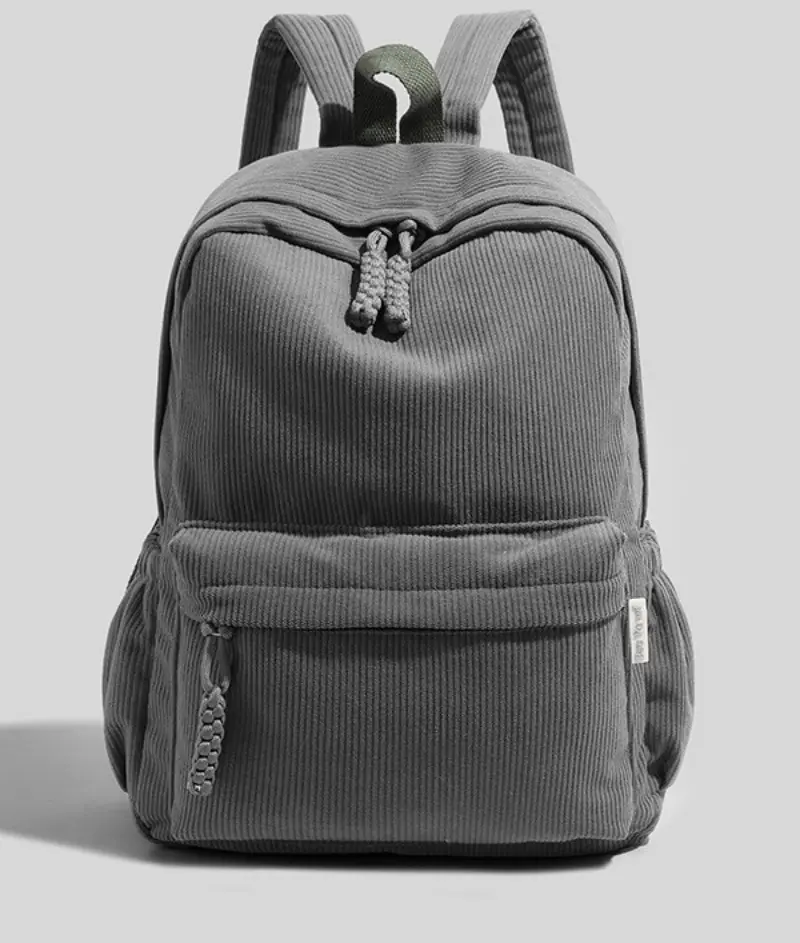 Personalized Backpack 2025 Soft Schoolbag shoulder straps Large Capacity Custom Unique Name Embroidered Corduroy Special Design