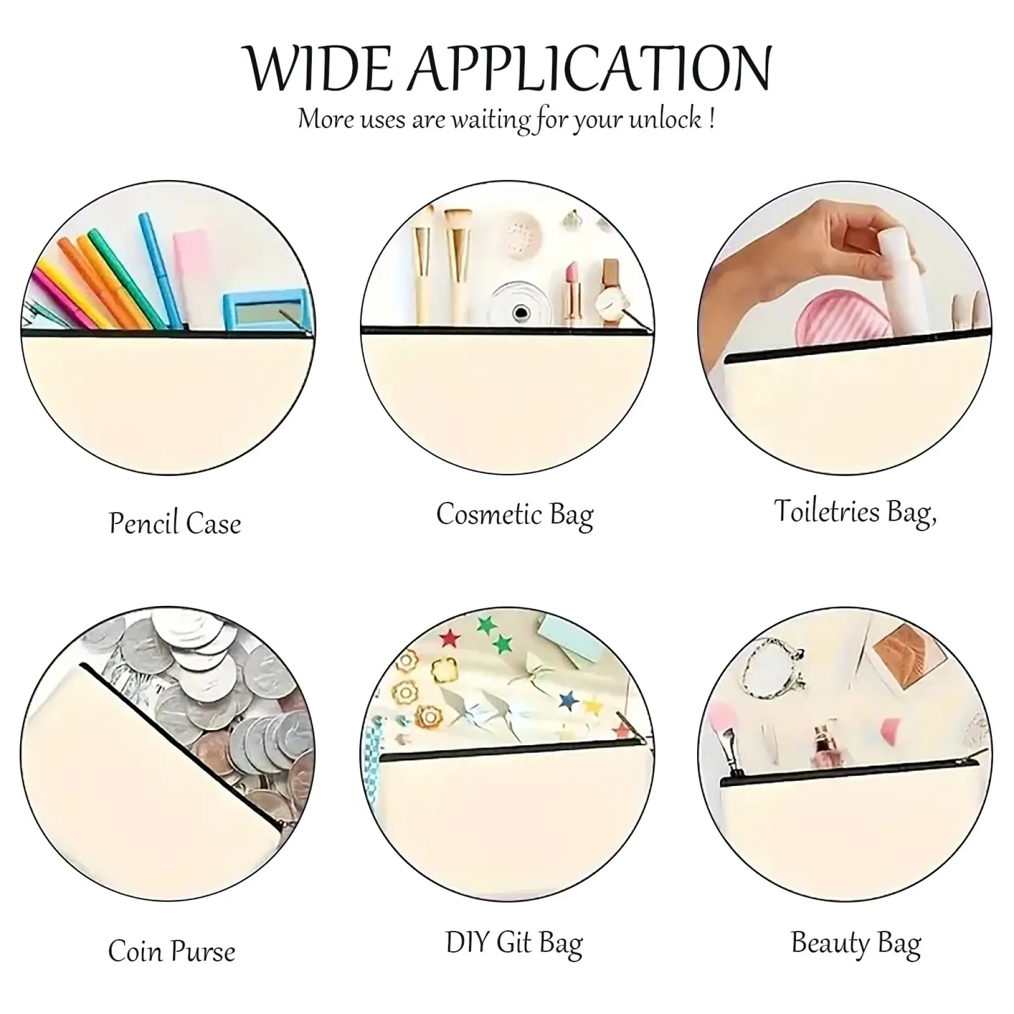 Simple Pastoral Floral Makeup Bag Women's Zipper Storage Miscellaneous Bag Travel Makeup Organizer Cosmetic Bag Coin Purse Gift