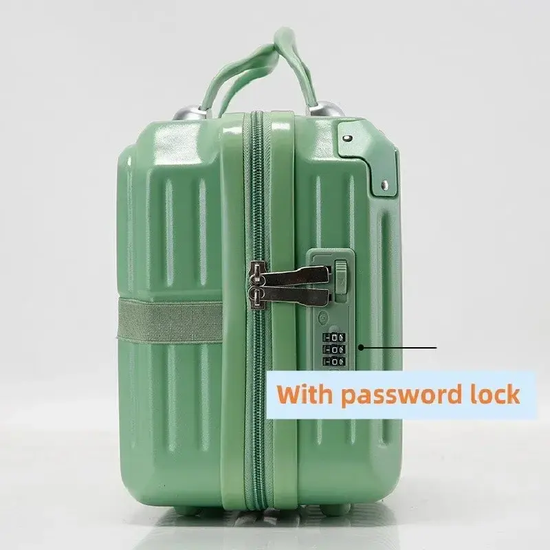 16 Inch Large Capacity Portable Suitcases Luggage for Women with Lock Cosmetics Storage Bag Boarding Case Carrier Travel Bag