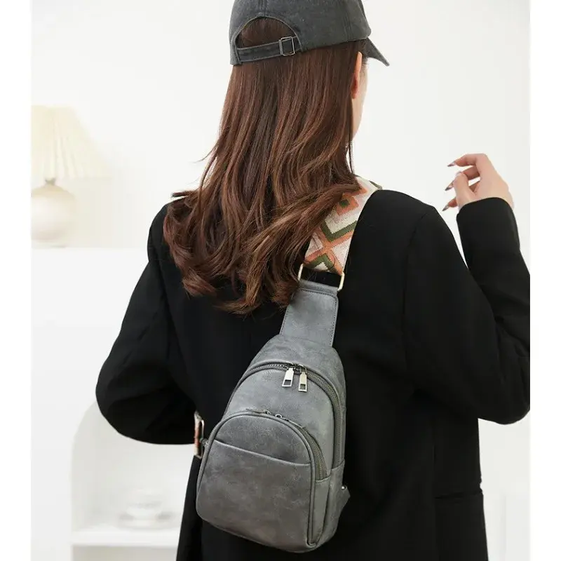 Sling Bag for Women Shoulder Tote Blet Bags Backpack Pack Travel Purse Leather Chest Daypack Crossbody Backpack Sports Hiking