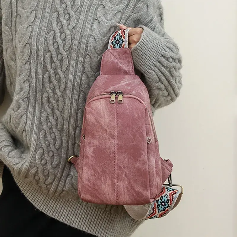 Crossbody Casual Small Sling Backpack Sling Bag for Women Men Chest Bag Daypack Rucksack for Outdoor Travel Sport Running Hiking