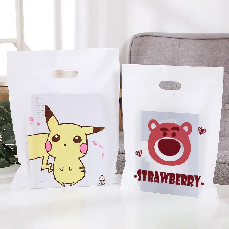 Plastic Handheld Bag Gift Packaging Bag for Women's Clothing Store Children's Clothing Shopping Bag Jewelry Storage Bag