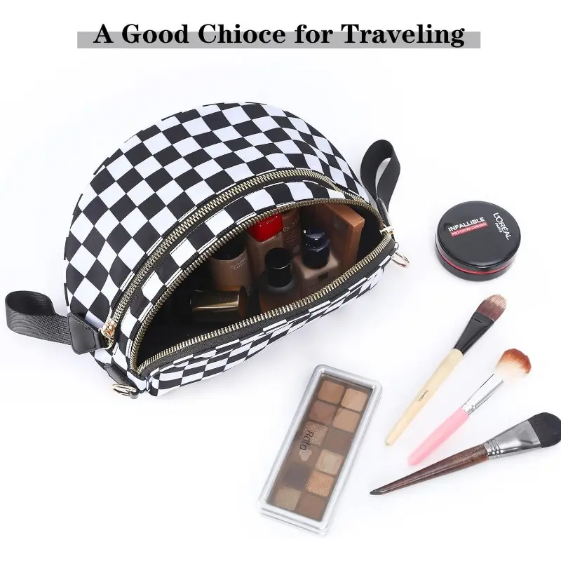 Women with Zipper Pockets Fashion Waist Packs Lightweight Crossbody Bags Simple and Trendy Fashionable PU Shoulder Bag Handbags