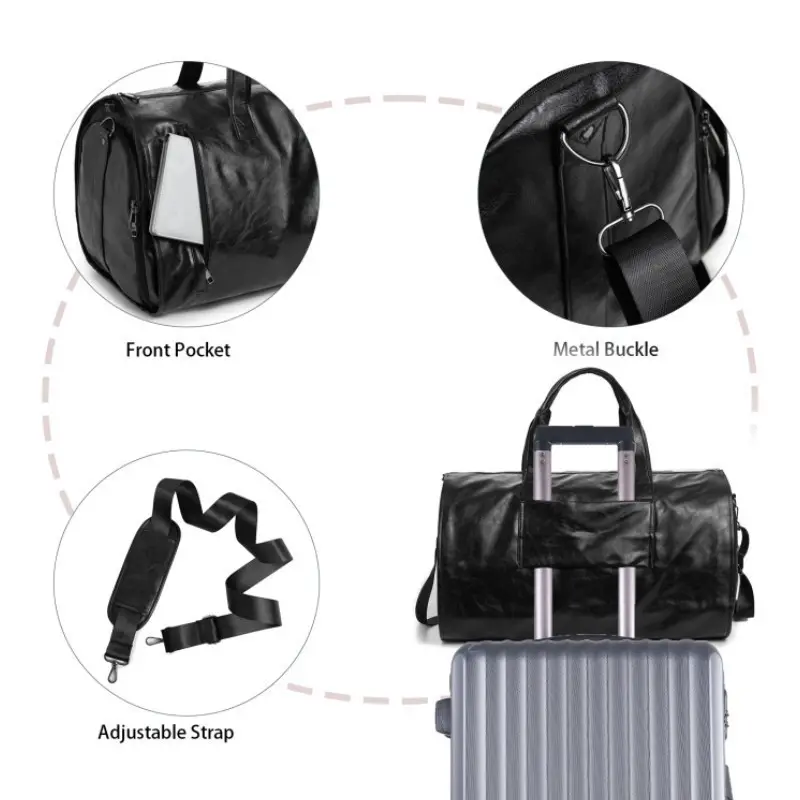 Convertible Travel Garment Bag Carry on Garment Duffel Bag for Men Women Suitcase Suit Business Travel Duffel Overnight Bag