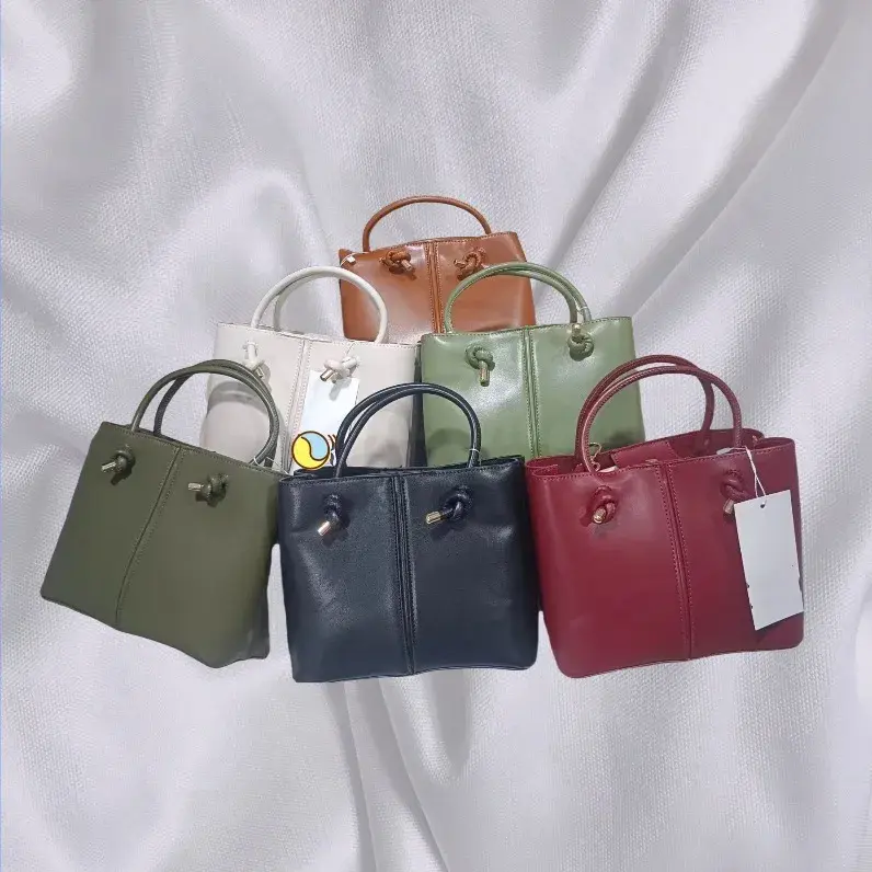 Fashionable European And American Style Vintage Bucket Bag With Large Capacity Single Shoulder Slant Crossbody Handbag