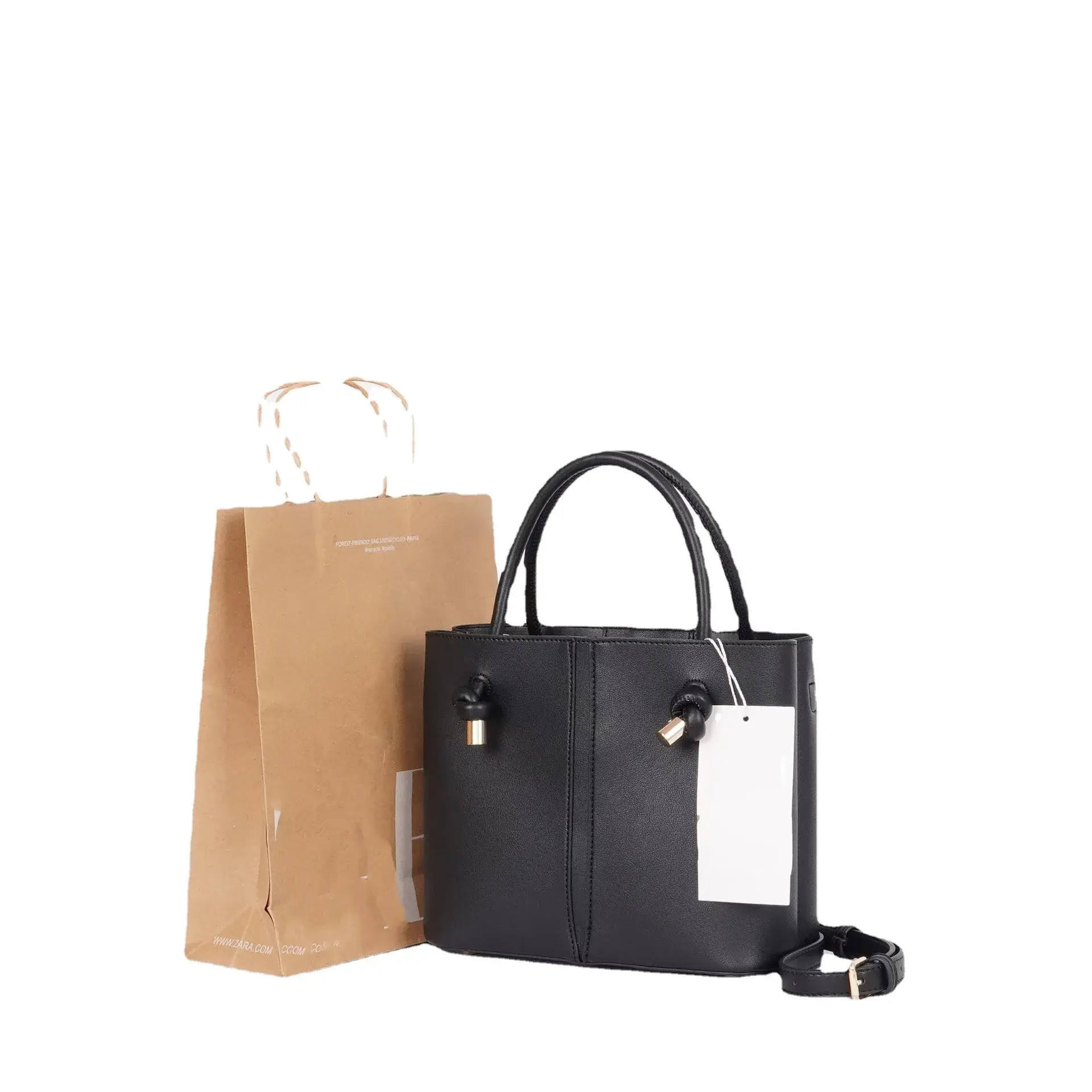 Fashionable European And American Style Vintage Bucket Bag With Large Capacity Single Shoulder Slant Crossbody Handbag